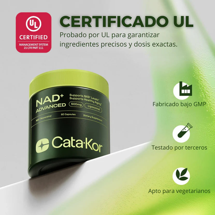 Suplemento Longevidad CataKor-NAD
