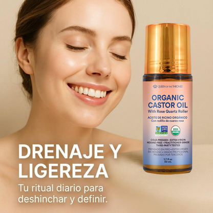 Roll-on Drenante de Ricino Orgánico