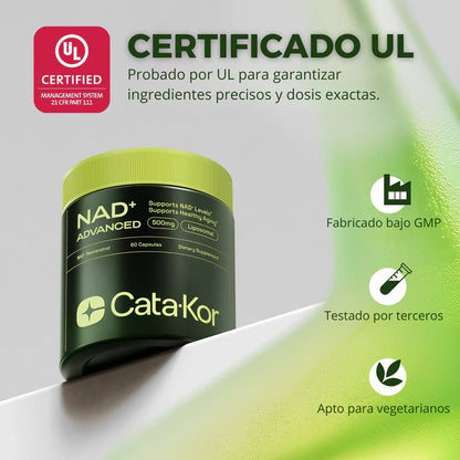 Suplemento Longevidad CataKor-NAD